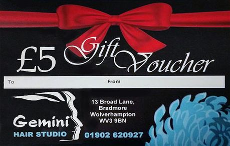 gemini hair studio gift voucher